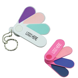 4 in 1 mini nail files with key ring