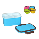 42 oz Plastic Portable Lunch Box  Container