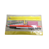 Clear PVC Zippered Pencil Case