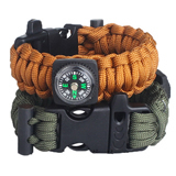 Multi Survival Bracelet with Compass