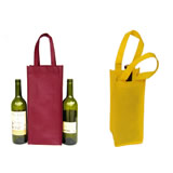 Non-woven Single Wine Bottle Tote Bag