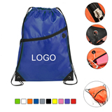 Zippered Drawstring Backpack